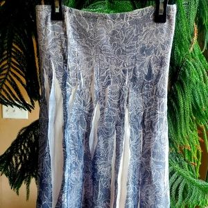 Gauzy Lapis Sleeveless Summer Dress